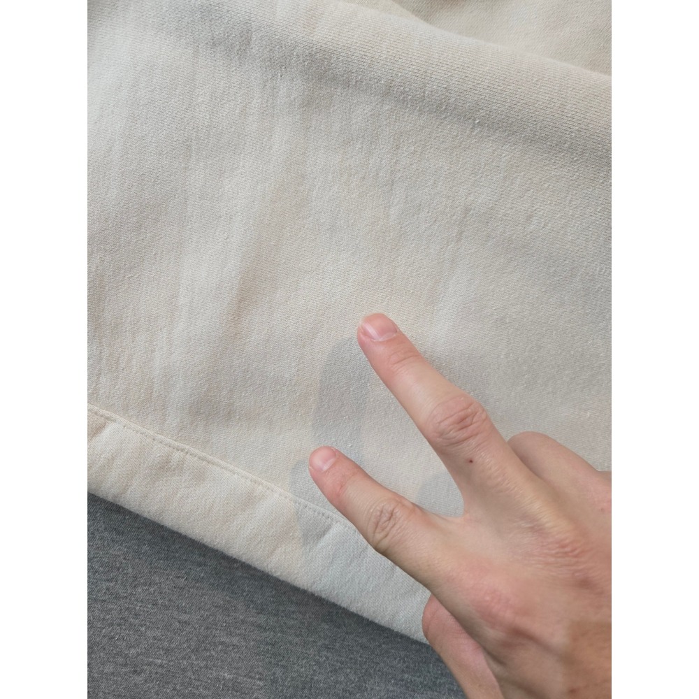Fear of God Essentials Sweatpants Mens L Cream State Graphic Joggers Athleisure - Picture 10 of 16